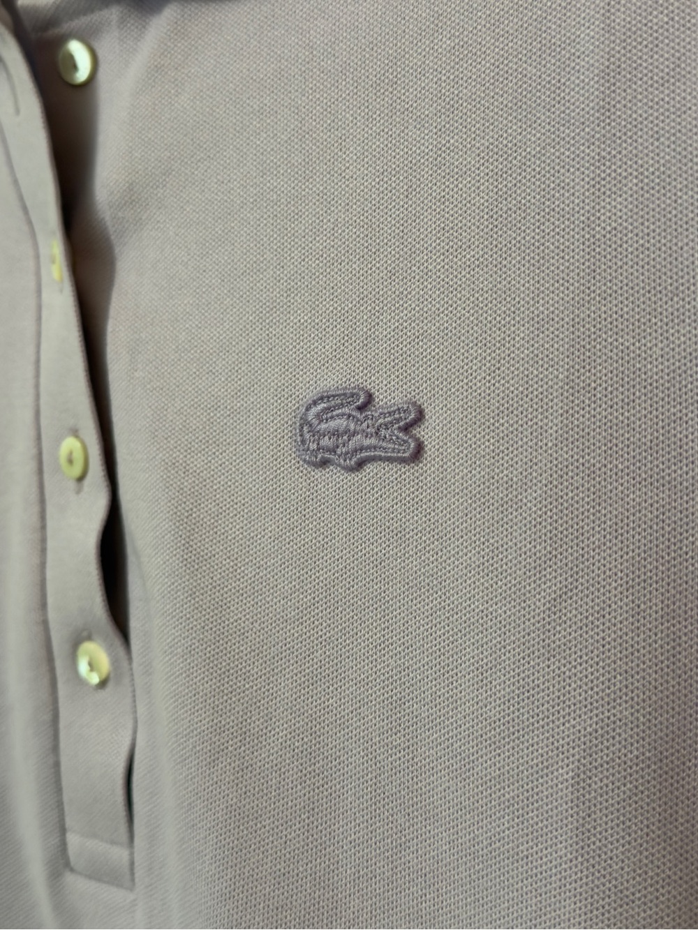 Lacoste Lavender Short-Sleeve Polo - Picture 7 of 8